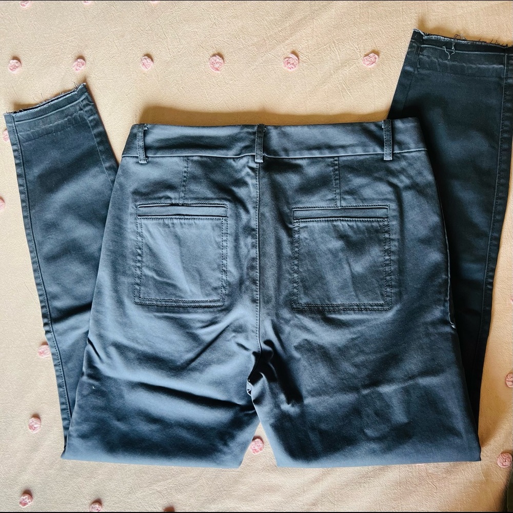 Loft charcoal khakis sz8